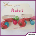 Yiwu market wholesale round jelly bead elastic hair tie